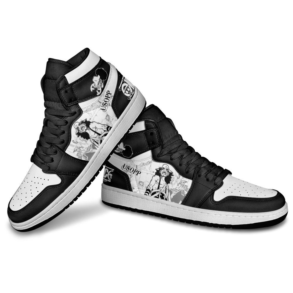 Usopp Sneakers Custom One Piece Shoes Manga Style for OtakuGear Anime