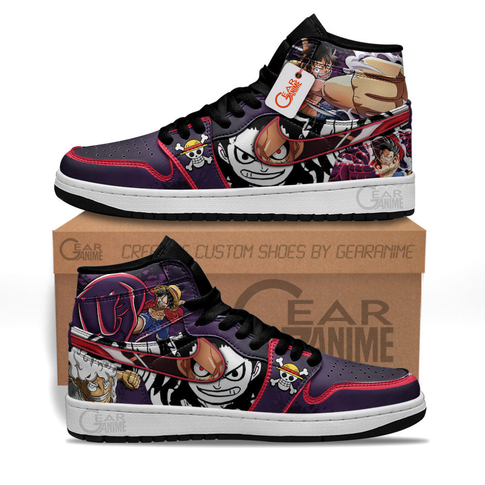 Monkey D. Luffy Anime Shoes Custom Sneakers MN2102 Gear Anime