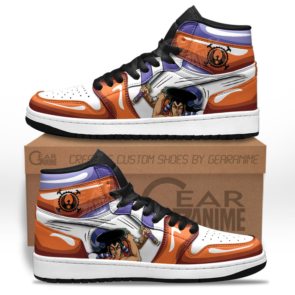 Kozuki Oden Sneakers Custom One Piece Anime Shoes Gifts for OtakuGear Anime