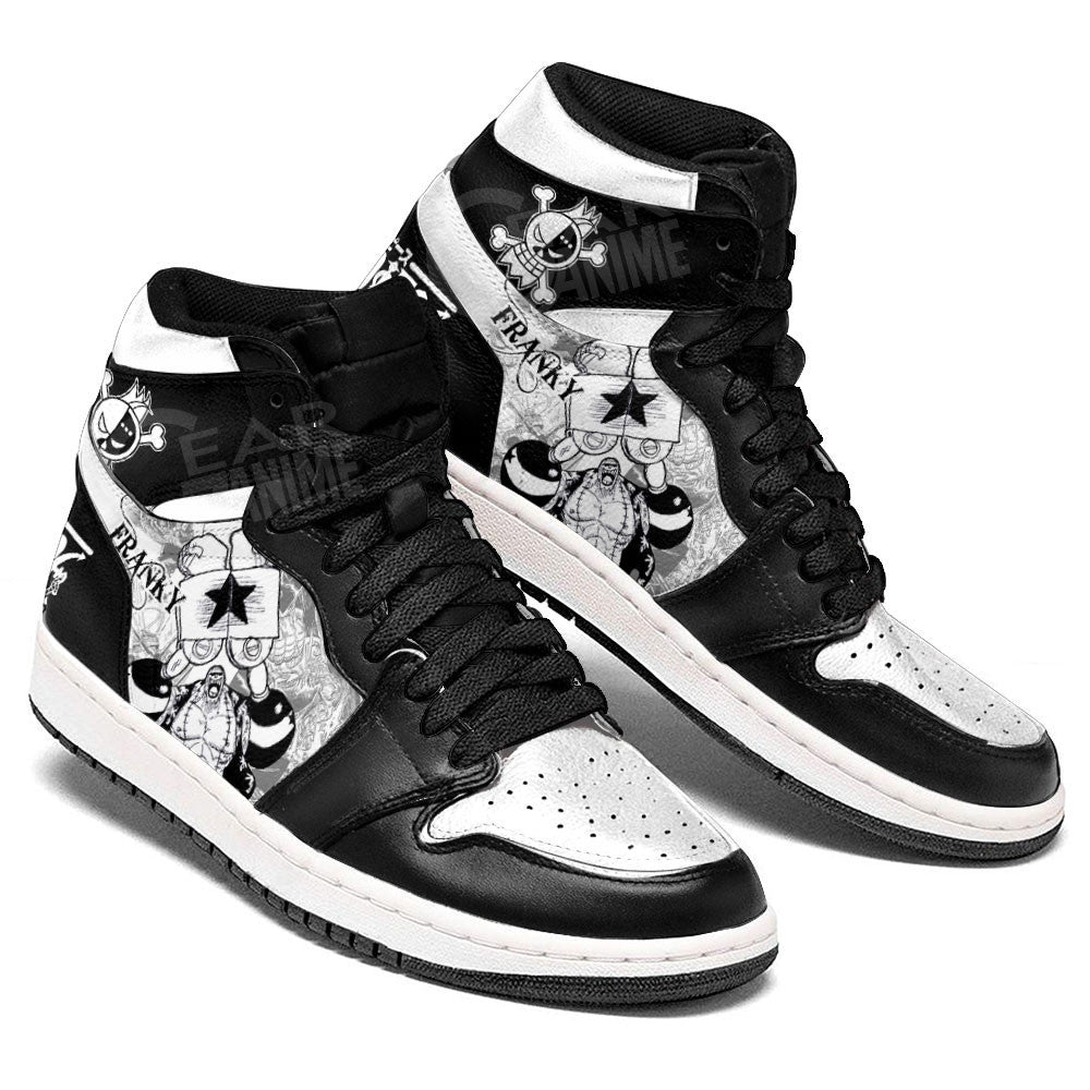 Franky Sneakers Custom One Piece Shoes Manga Style for OtakuGear Anime