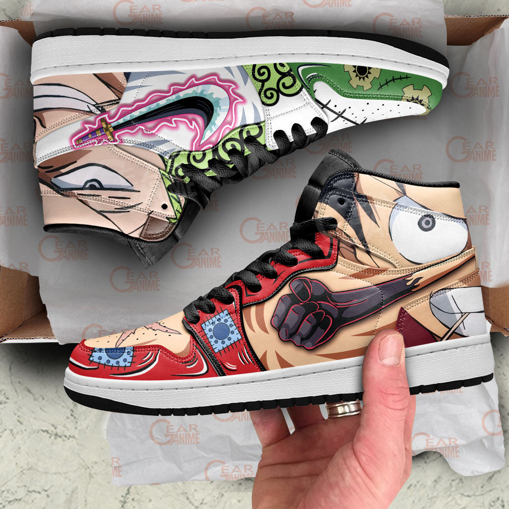 Luffy x Zoro J1s Sneakers Wano Arc