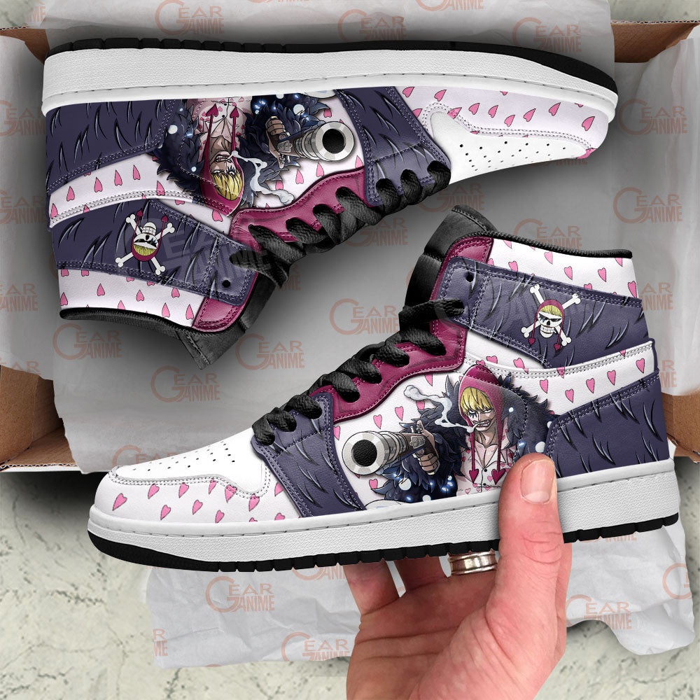 Donquixote Rosinante Sneakers Custom One Piece Anime Shoes Gifts for OtakuGear Anime