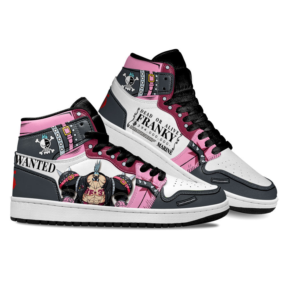 One Piece Red Franky Sneakers Custom Anime Shoes For Otaku Gear Anime