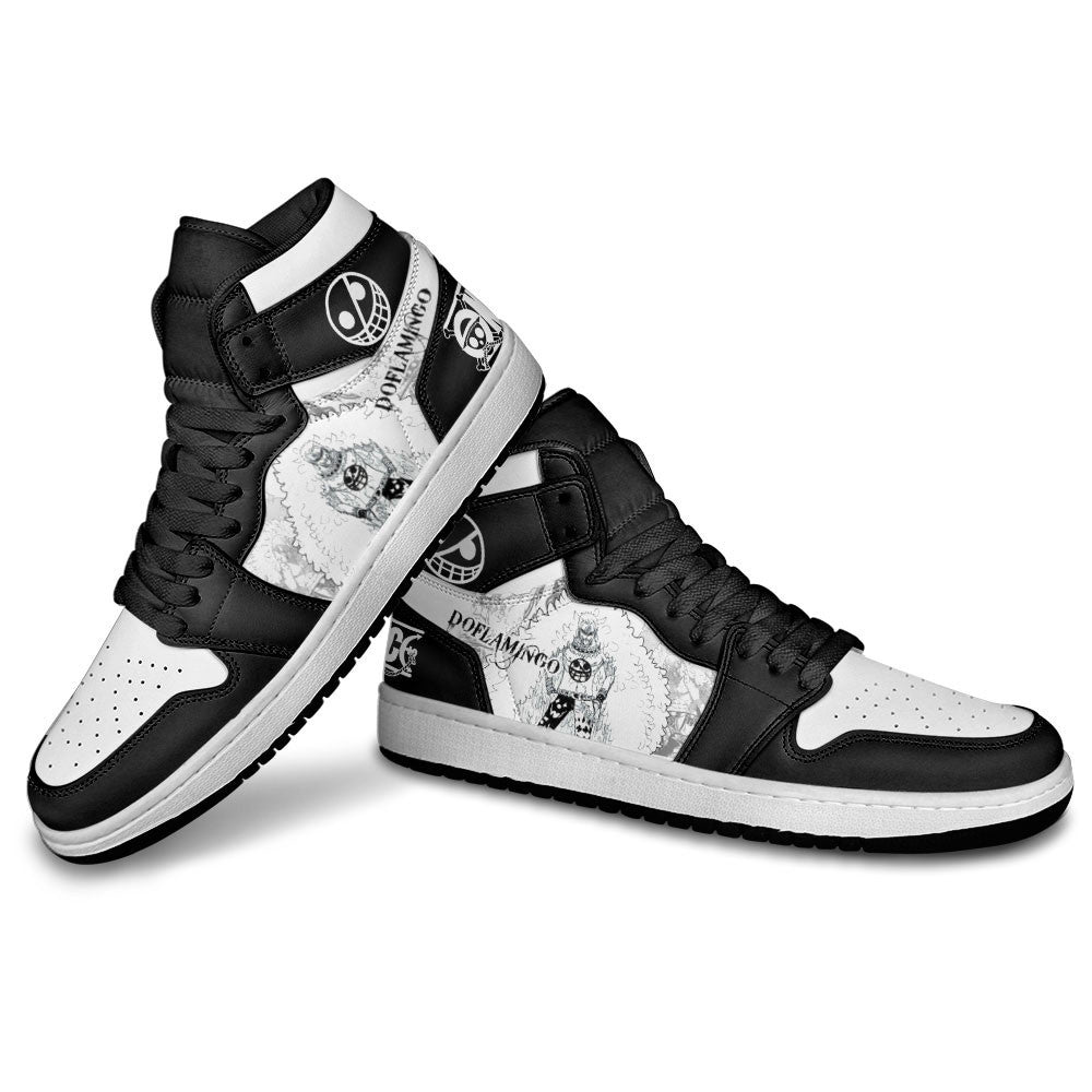 Donquixote Doflamingo Sneakers Custom One Piece Shoes Manga Style for OtakuGear Anime