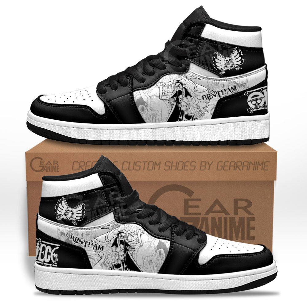 Bentham Sneakers Custom One Piece Shoes Manga Style for OtakuGear Anime