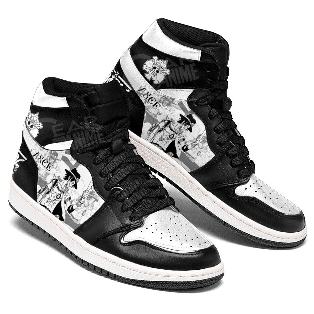 Ace Sneakers Custom One Piece Shoes Manga Style for OtakuGear Anime
