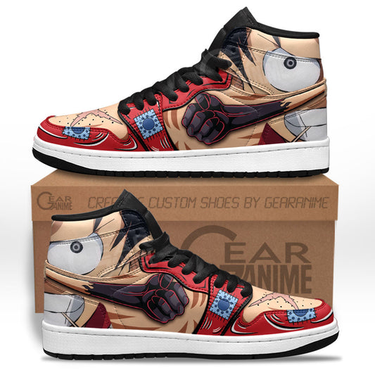 Monkey D Luffy Sneakers One Piece Custom Anime Shoes for OtakuGear Anime