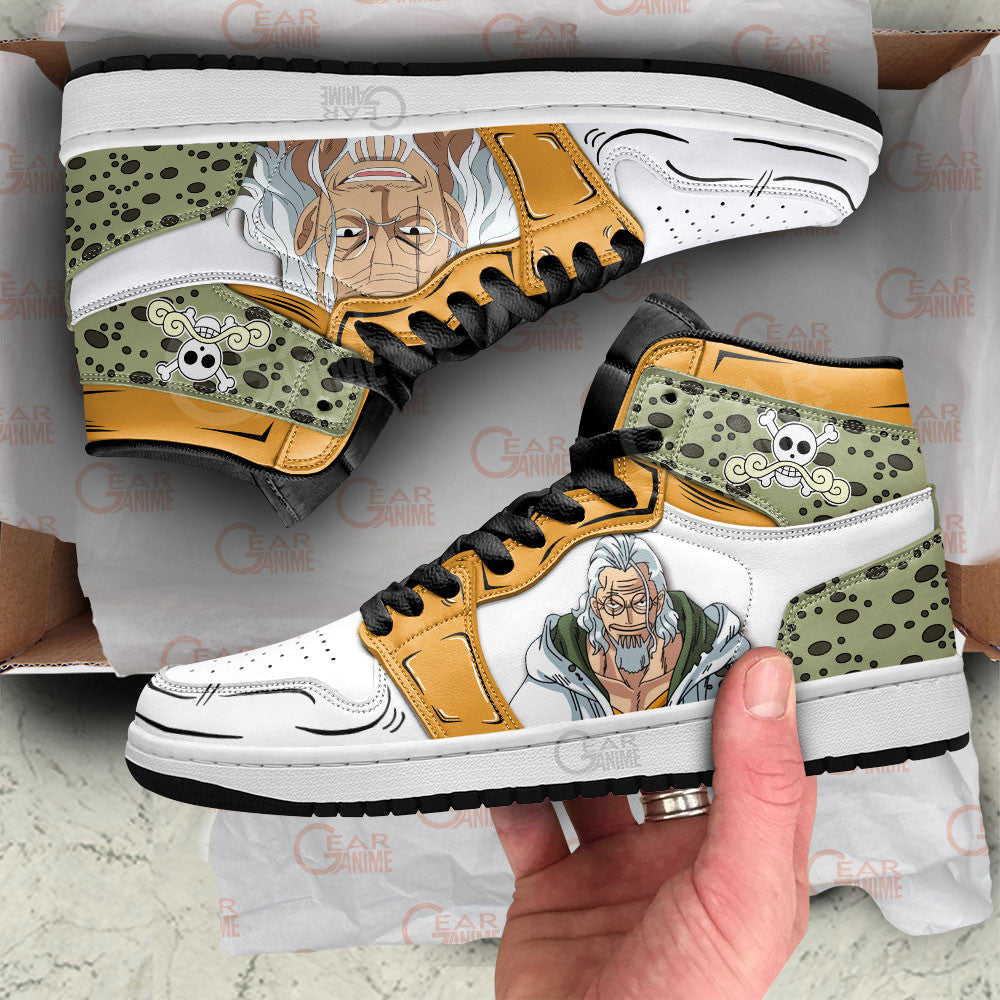 One Piece Silvers Rayleigh Shoes Custom For Anime Fans Gear Anime