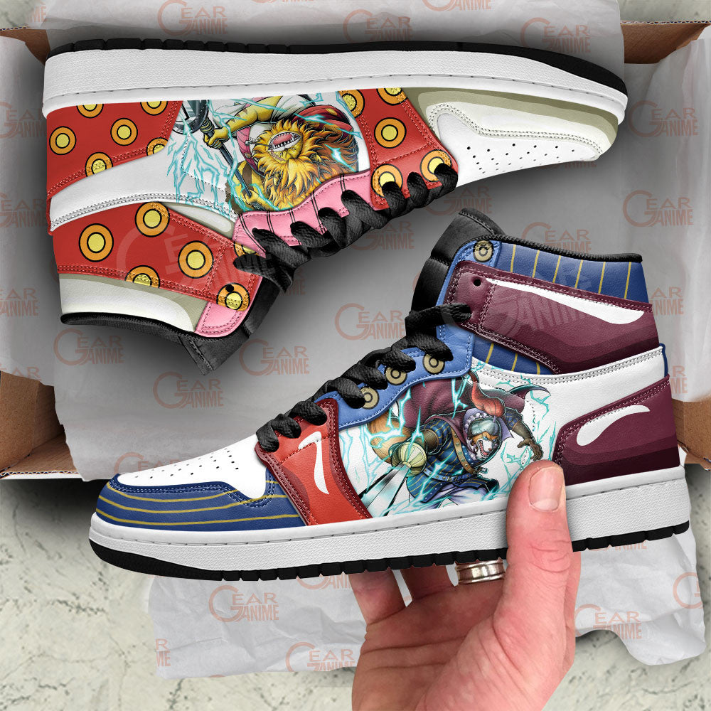 Inuarashi and Nekomamushi Sneakers Custom One Piece Anime ShoesGear Anime