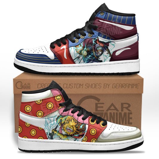Inuarashi and Nekomamushi Sneakers Custom One Piece Anime ShoesGear Anime