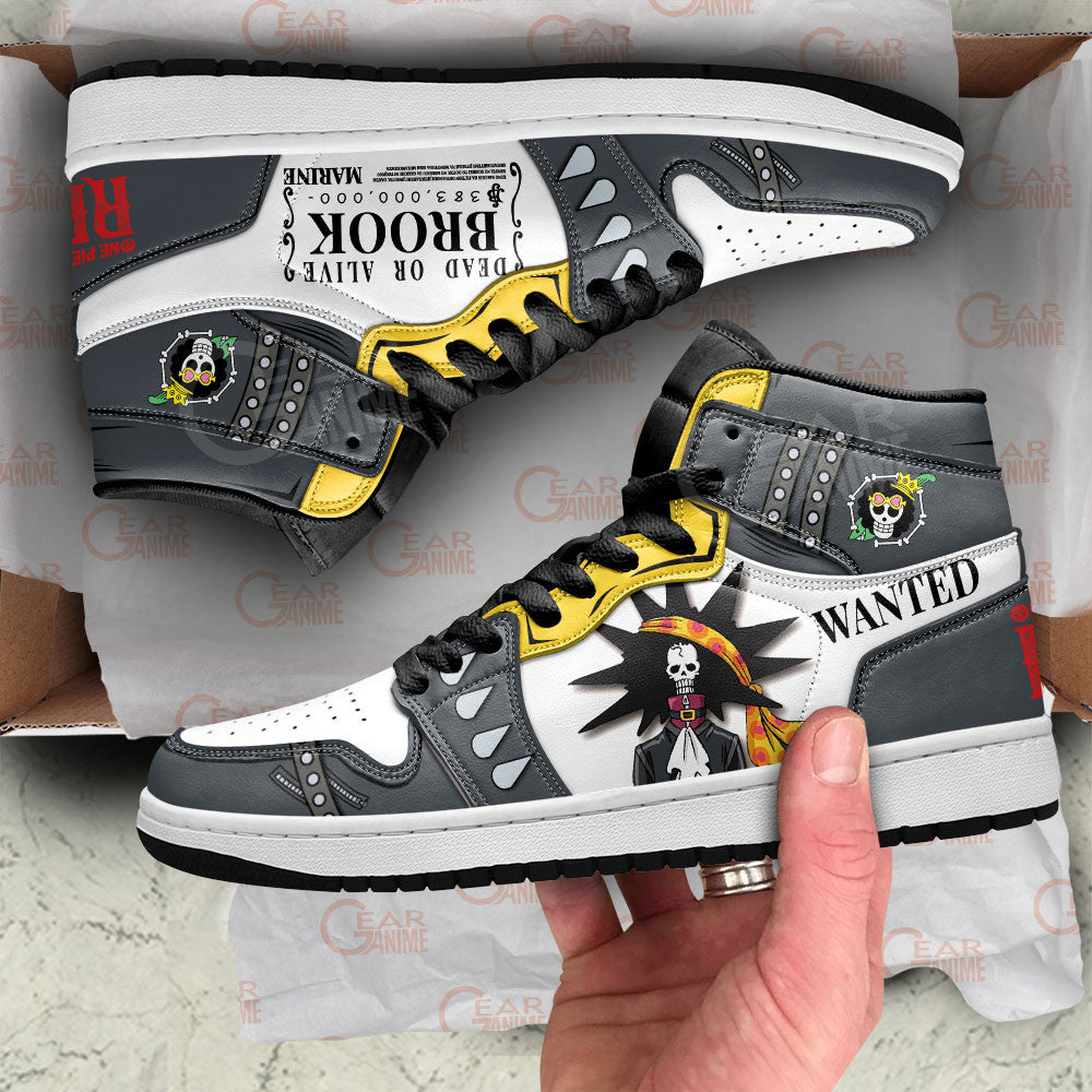 One Piece Red Brook Sneakers Custom Anime Shoes For Otaku Gear Anime