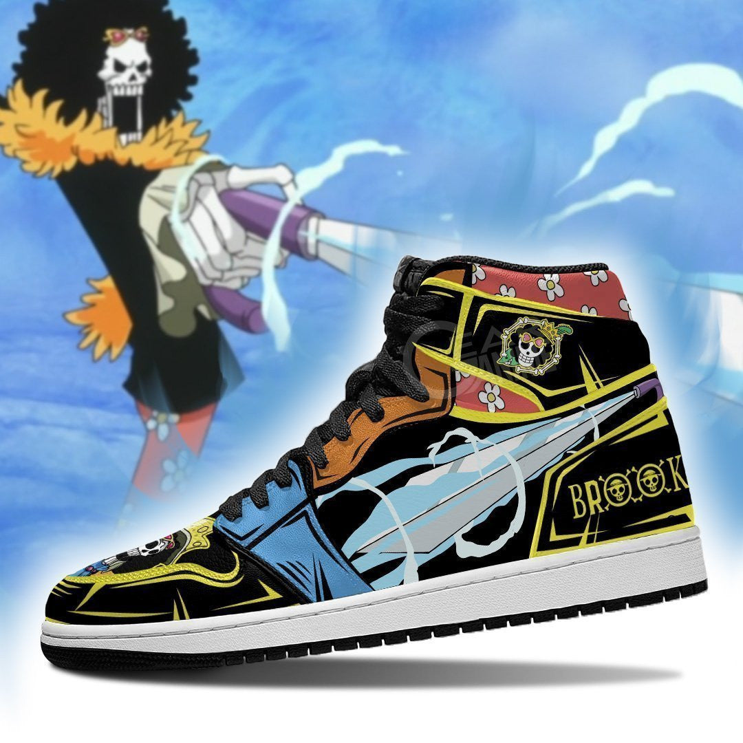 Brook Sword Sneakers Custom Anime One Piece Shoes - 3 - MyAnimeShoes