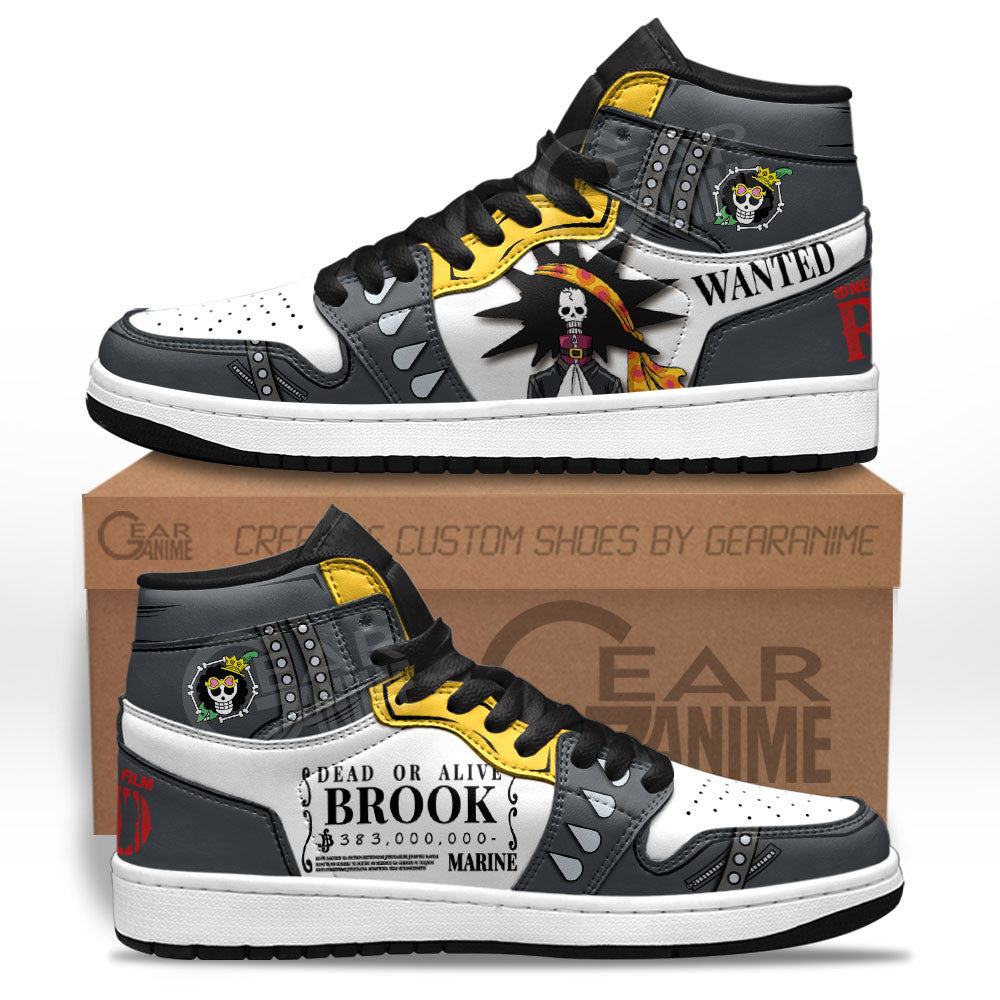 One Piece Red Brook Sneakers Custom Anime Shoes For Otaku Gear Anime