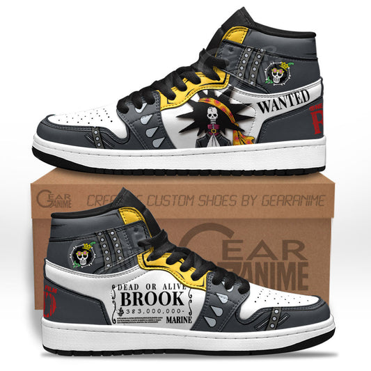 One Piece Red Brook Sneakers Custom Anime Shoes For Otaku Gear Anime