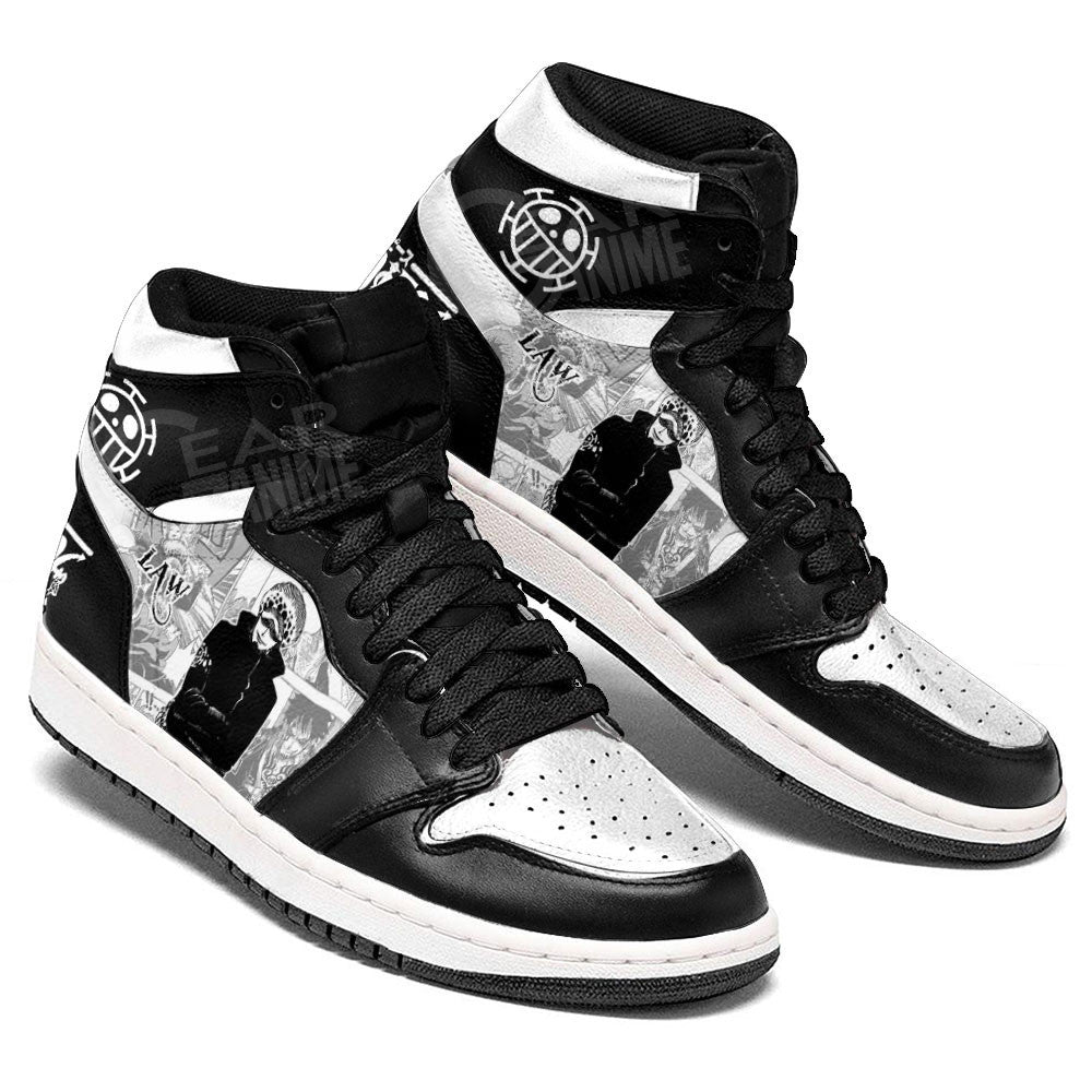 Trafalgar Law Sneakers Custom One Piece Shoes Manga Style for OtakuGear Anime
