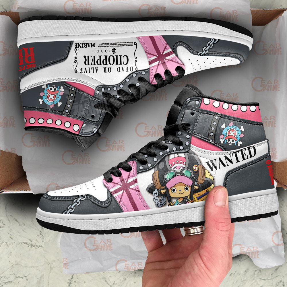 Tony Tony Chopper Sneakers One Piece Red Custom Anime Shoes Gear Anime