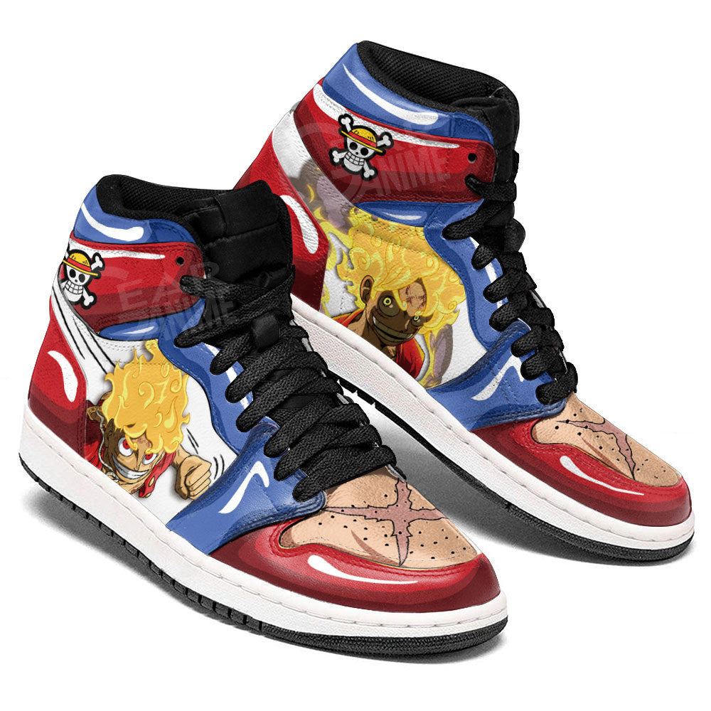 Luffy Gear 5 Sneakers Custom One Piece Anime Shoes for OtakuGear Anime