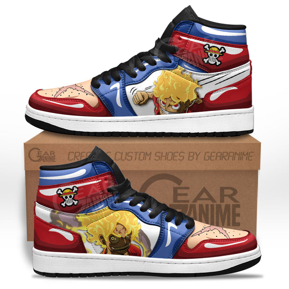 Luffy Gear 5 Sneakers Custom One Piece Anime Shoes for OtakuGear Anime