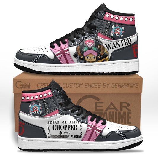 Tony Tony Chopper Sneakers One Piece Red Custom Anime Shoes Gear Anime