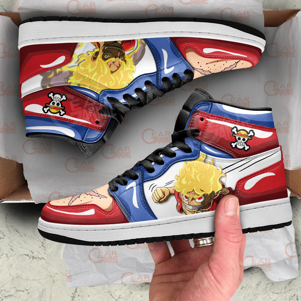 Luffy Gear 5 Sneakers Custom One Piece Anime Shoes for OtakuGear Anime