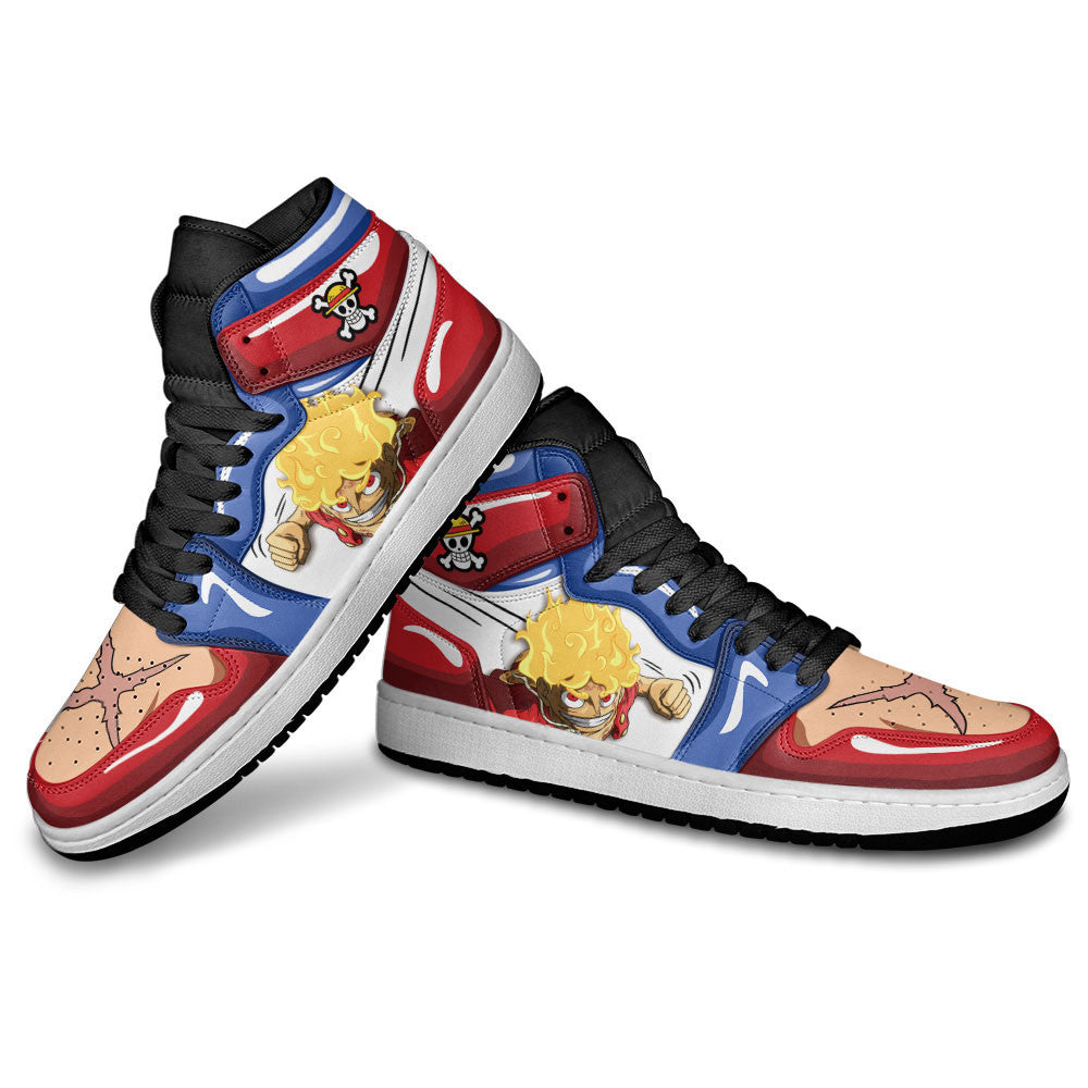 Luffy Gear 5 J1s Sneakers Custom