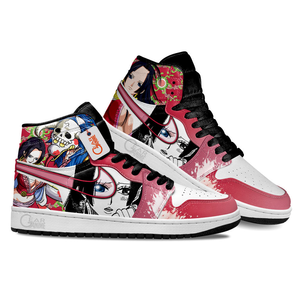 Boa Hancock J1-Sneakers Custom Shoes MN0504 Gear Anime