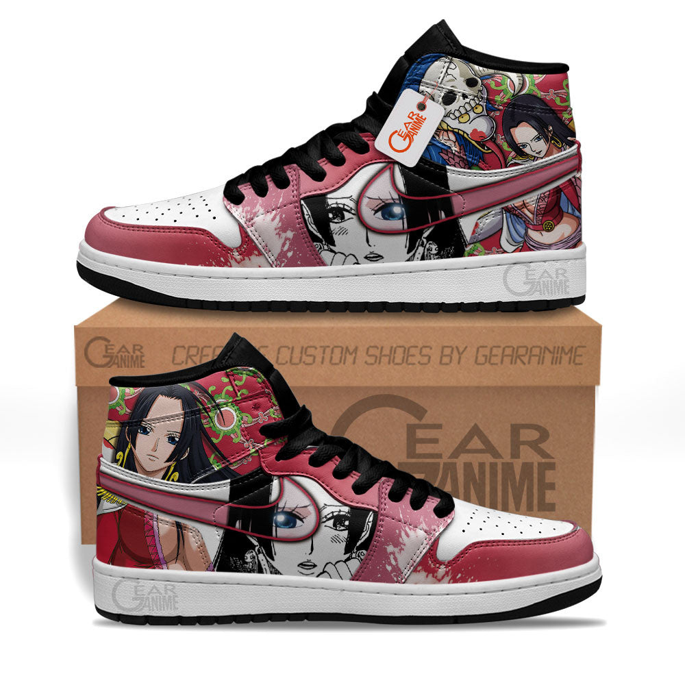 Boa Hancock J1-Sneakers Custom Shoes MN0504 Gear Anime
