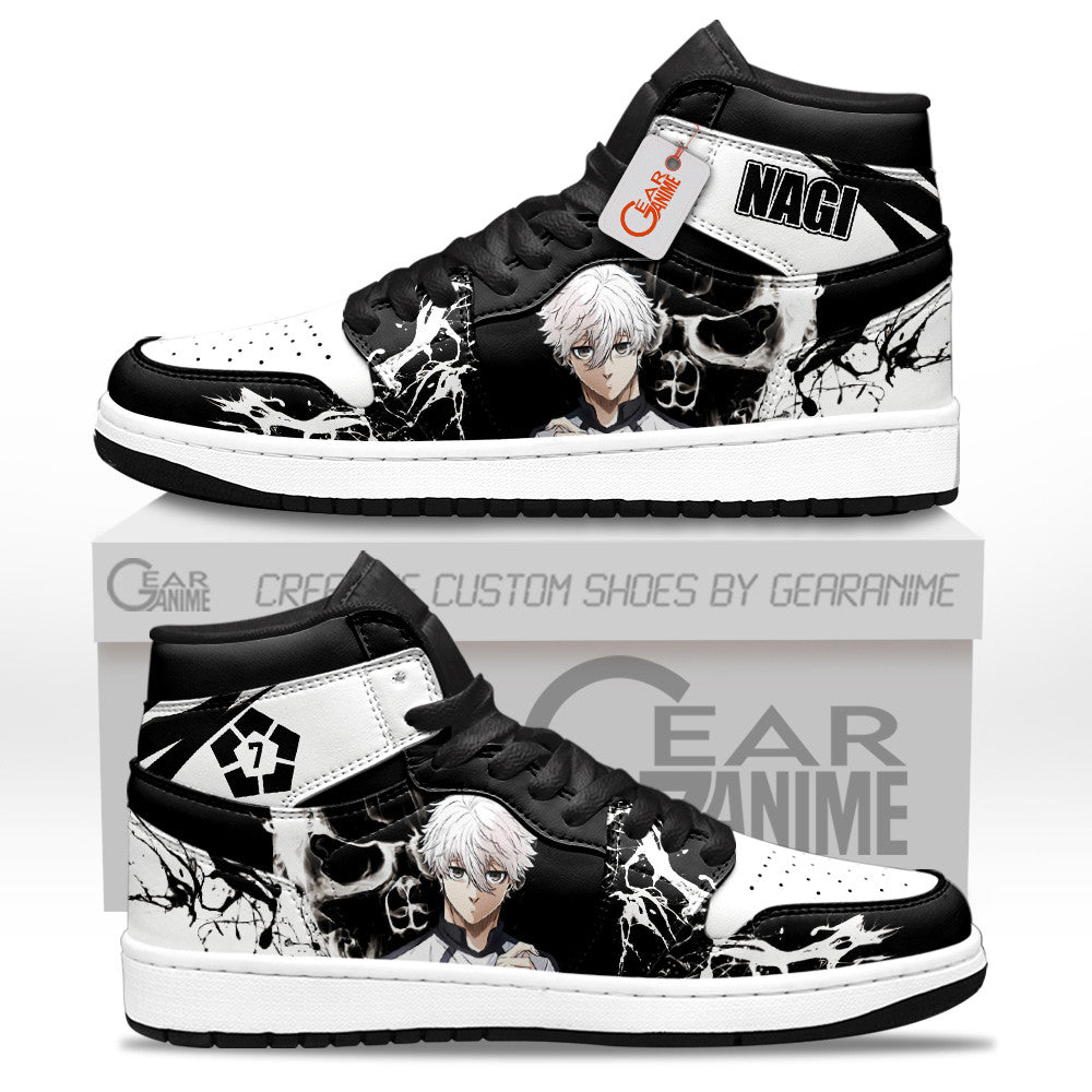 Seishiro Nagi J1s Sneakers Custom Blue Lock Custom