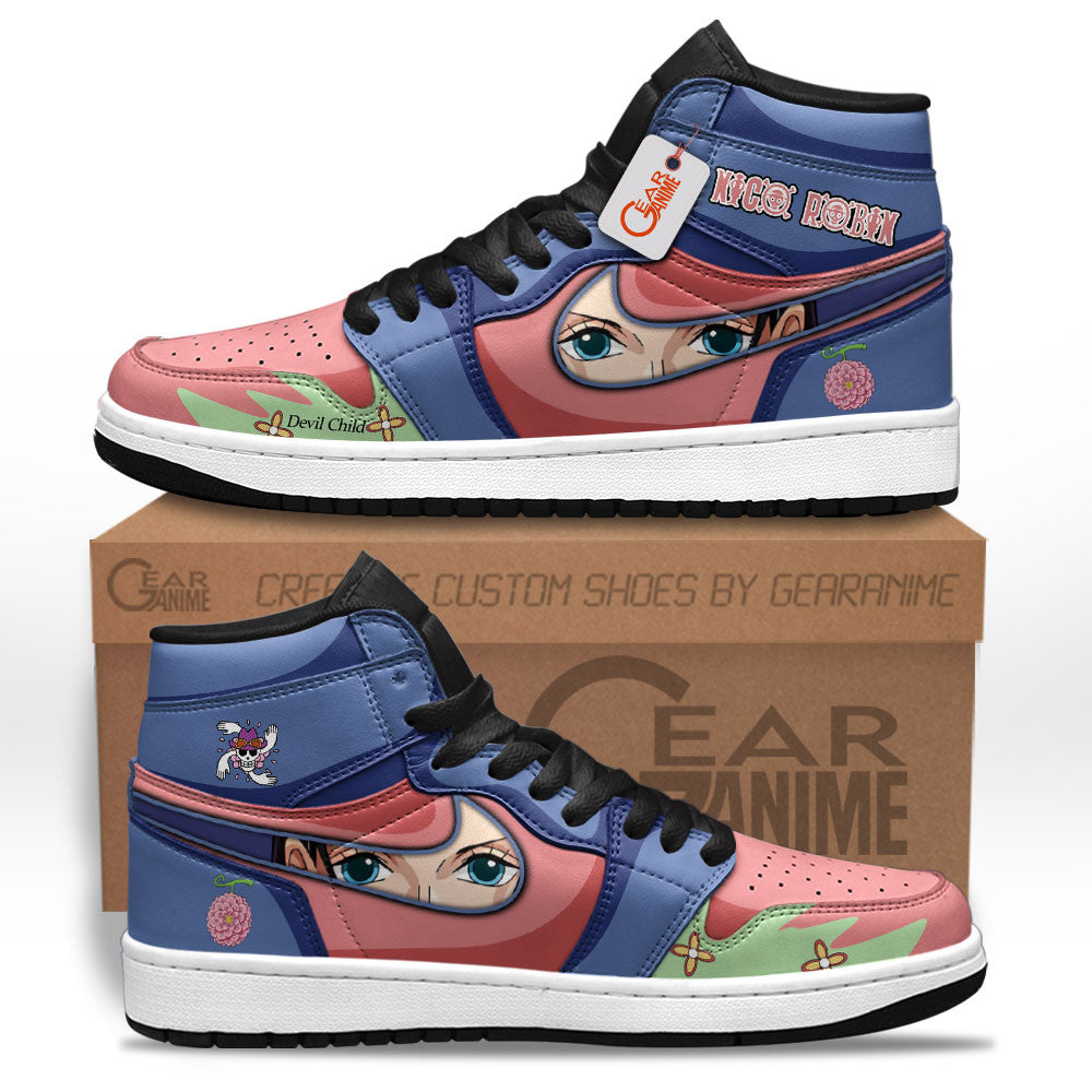 Nico Robin J1-Sneakers Personalized Shoes Gear Anime