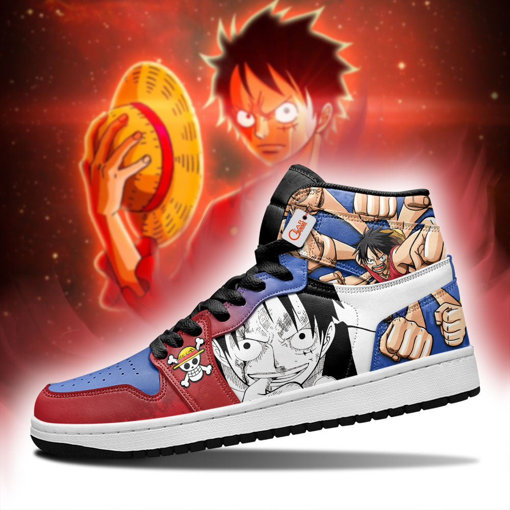 Luffy & Zoro J1s Sneakers Custom Straw Hat Pirates Edition