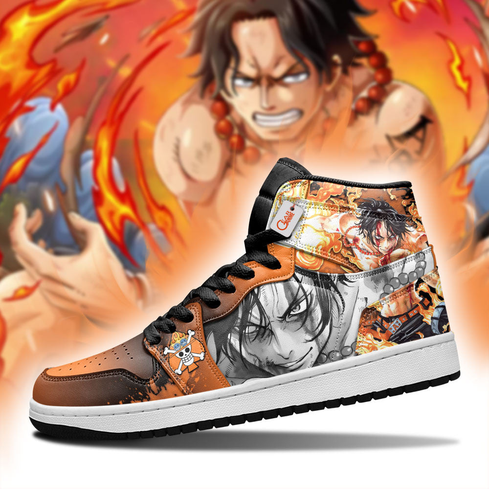 Portgas D. Ace J1s Sneakers
