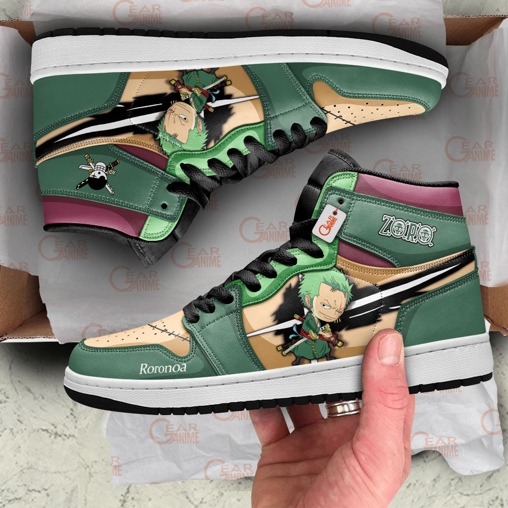 Roronoa Zoro Shoes J1-Sneakers Personalized MyAnimeShoes.com