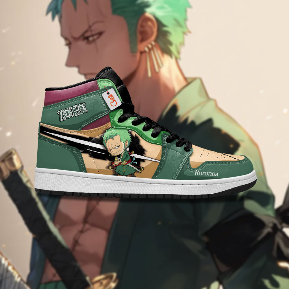 Roronoa Zoro Shoes J1-Sneakers Personalized MyAnimeShoes.com