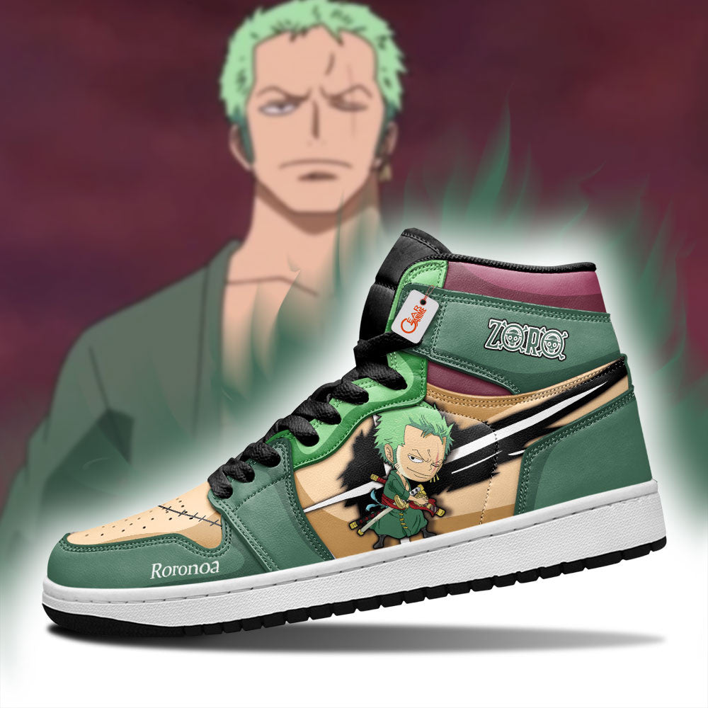 Roronoa Zoro J1s Sneakers Chibi Style