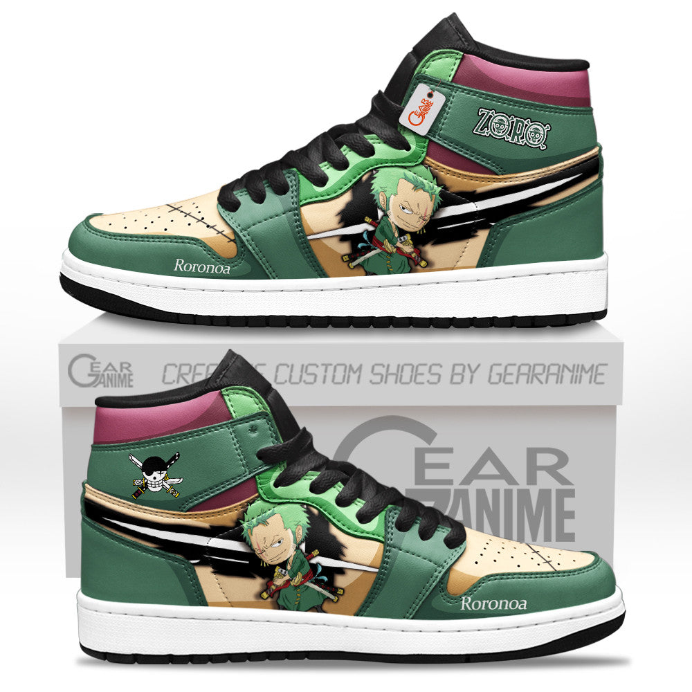 Roronoa Zoro Shoes J1-Sneakers Personalized MyAnimeShoes.com