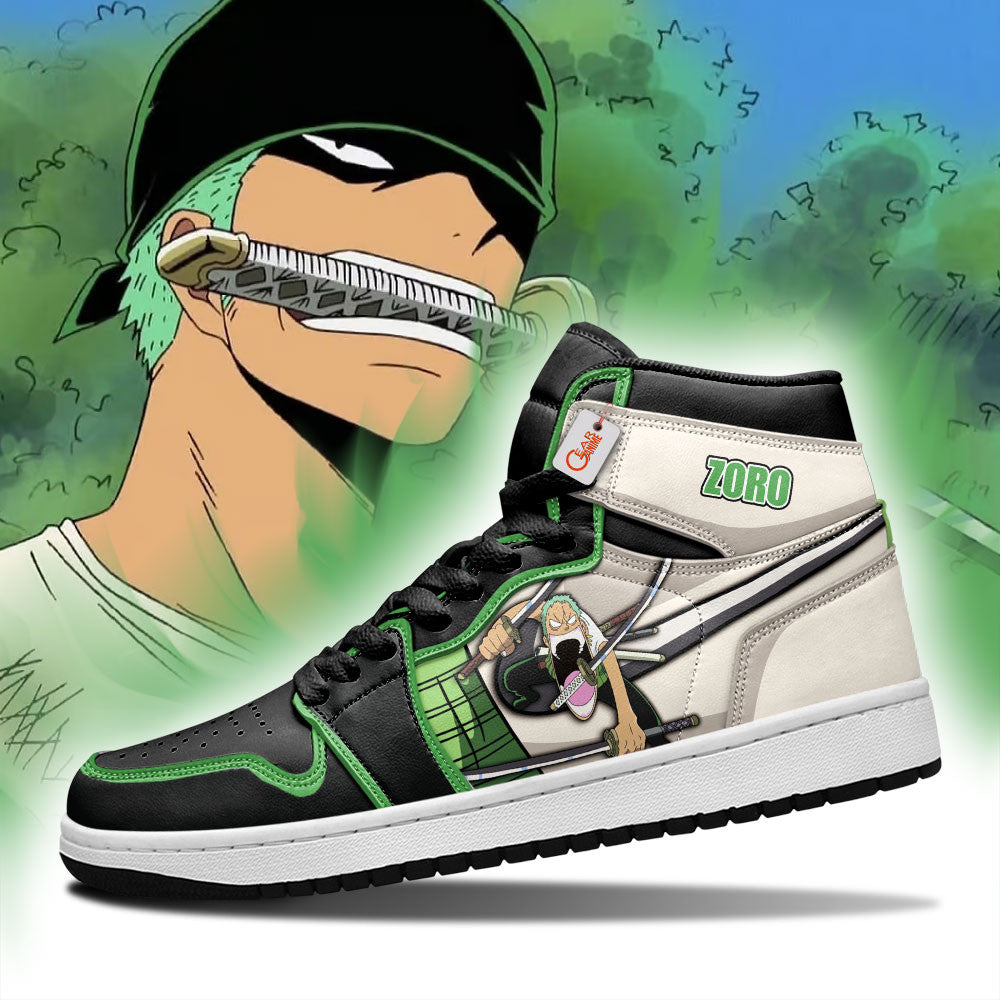 Roronoa Zoro J1s Sneakers Custom Big Mouth