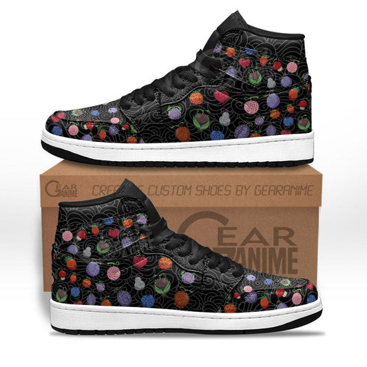Devil Fruits Sneakers Custom Anime One Piece Shoes - 1 - MyAnimeShoes