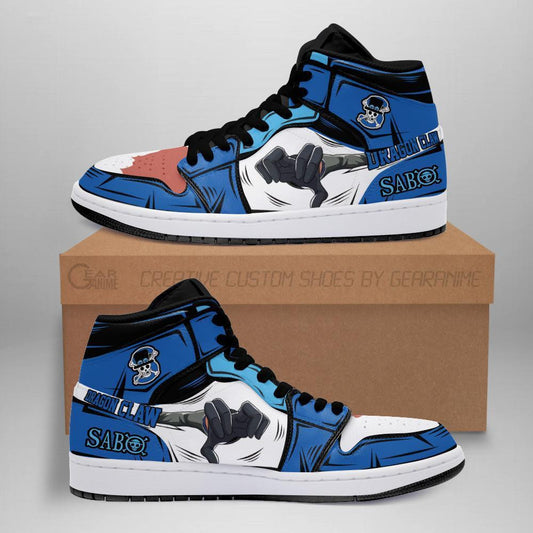 Dragon Claw Sabo Sneakers Custom Anime One Piece Shoes - 1 - MyAnimeShoes