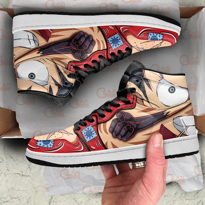 Monkey D Luffy J1s Sneakers Custom