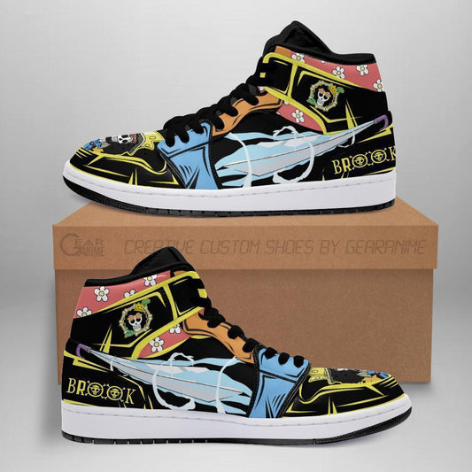 Brook Sword Sneakers Custom Anime One Piece Shoes - 1 - MyAnimeShoes